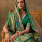 Dark Green Banarasi Silk Patola Saree with Rich Weave & Heritage Motifs
