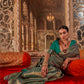 Elegant Olive Green Kanjivaram Silk Saree with Gold Zari Weaving