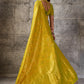 Mustard Yellow Banarasi Kanjivaram Silk Saree with Rich Zari Work