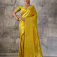 Mustard Yellow Banarasi Kanjivaram Silk Saree with Rich Zari Work
