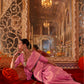 Pink Kanjivaram Silk Saree with Gold Zari Weaving