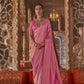 Pink Kanjivaram Silk Saree with Gold Zari Weaving
