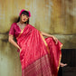 Rani Pink Soft Silk Saree for Women with Rich Zari Border & Designer Pallu