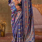 Royal Blue Banarasi Silk Patola Saree with Rich Weave & Heritage Motifs