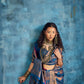 Royal Blue Kanjivaram Silk Saree with Heavy Zari Weaving