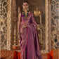 Royal Purple Kanjivaram Silk Saree with Rich Gold Zari Weaving